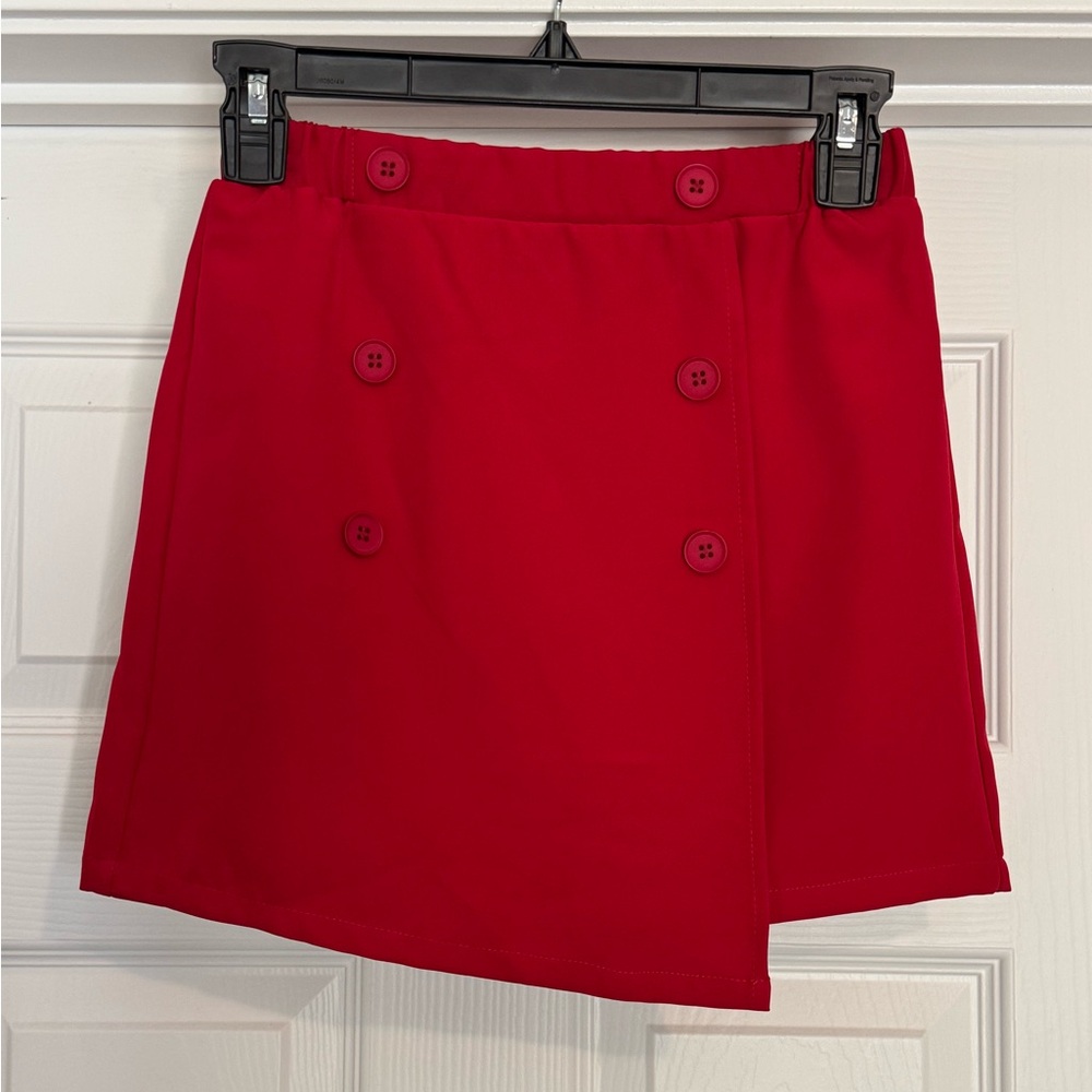 SHEIN Red Girls Skirt